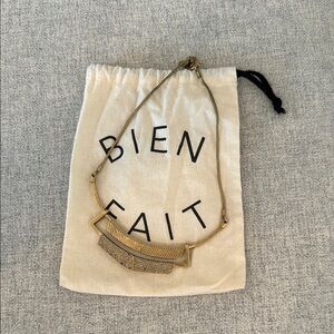 MADEWELL Gold and Silver Geometric Necklace